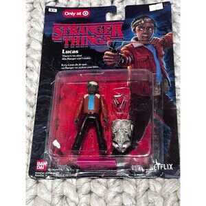 Bandai Stranger Things Lucas 4 Inch Action Figure